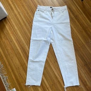 Gap Mom Jean White